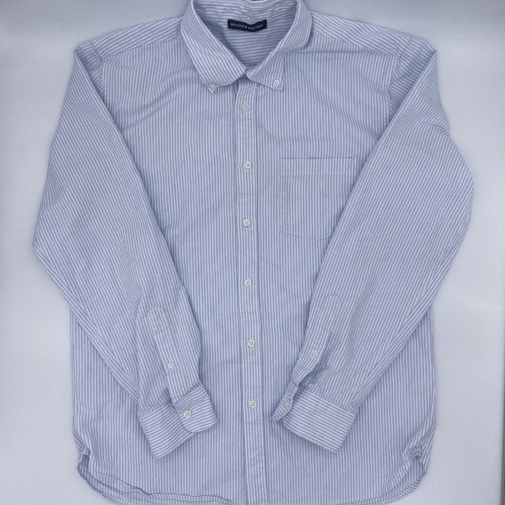 Brandy Melville Button Up Shirt Striped Long Sleeve